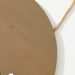 Kuber industries Door Decor Panel|Wall Hanging Wooden Frame Board|Decorative Items for Living Room, Bedroom, Entrance (Brown)