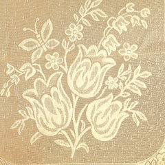 Kuber Industries Flower Printed 5 Seater Cotton Sofa Cover Set with 6 Pieces Arms Cover (Cream)-44KM0585, 12