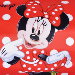 Heart Home Disney Minnie Bolster Cover|Polyester Bolster Cover Set|Diwan Round Bolster Pillow Covers|Luxurious Roll Masand Cover|Pack of 4 (Red)