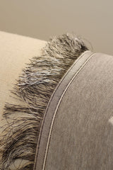 Kuber Industries Decorative Chenille Sofa Throw|Throw for Sofa, Bed & Couch|Ideal for Indoor & Outdoor 70x51 Inches (Grey)