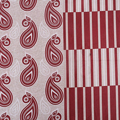 Kuber Industries Cairy Design 2 Pieces Polyester Eyelet Door Curtain 7 Feet (Maroon)-CTKTC14219