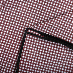 Kuber Industries Checkered PVC Top Load Semi Automatic Washing Machine Cover - Maroon