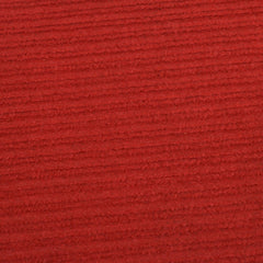 Fun Homes Oval Shape Microfiber Anti Slip 2 Pieces Door Mat (14'' x 23'',Red)-FUNNHOM12064
