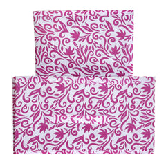 Kuber Industries Leaf Print Non Woven Fabric Modular Closet Organizer Box with Handle for Cube Storage Units in Closet, Bedroom to Hold Clothing,T-Shirts,Leggings, Accessories (Pink)-KUBMART16005