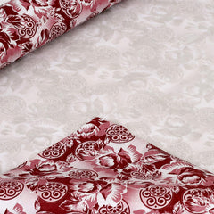Kuber Industries Kitchen Drawer/Cabinet Shelf Mat|Flower Design with PVC Material|Adjustable Size 5 MTR Roll 5 Mtr Roll (Cream)-CTKTC040186, Polyvinyl Chloride