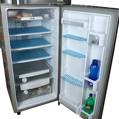 Kuber Industries Fridge Mat with Fridge Door Tray mat 6 Pcs, Blue