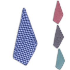 Kuber Industries Kitchen Towel|Cotton Chequered Design Absorbent Dish Cloth|Antibacterial Hand Napkins Perfect for Kitchen Cleaning Set of 4 (Multicolor)