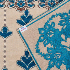 Heart Home Rectangular Floral Print Cotton Table Runner for Dining and Center Table, Wedding, Everyday Use, Dinner Parties (Green)-50HH01286