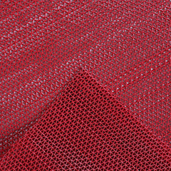 Heart Home Rubber Waterproof Anti-Skid Swimming Pool Mat|Shower Mat|Rainmat for Entrance Area,Bathroom,2 x 20 Feet (Red)