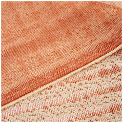 Kuber Industries Cotton 5 Seater Sofa Cover with Center Table Cover|Premium Cotton Fabric & Side Flower Design|Cutting Edge Round Shape, 7 Piece (Brown)