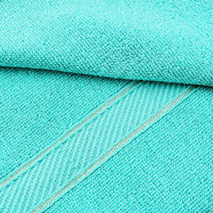 Kuber Industries Cotton Bath Towel 30"x60" (Sea Green & Blue, 2 Pieces Full Size) CTKTC33303