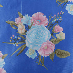 Kuber Industries 1 Piece Polyester 7 Feet Eyelet Door Curtain (Sky Blue) -CTKTC13014