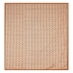 Kuber Industries Cotton Soft Lightweight Paisley Design Reversible Single Bed Dohar | Blanket | AC Quilt for Home & Travel (Orange)