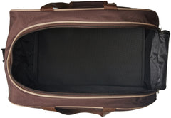 Kuber Industries Fabric 55 cms Brown Travel Duffle (KI19133)