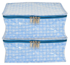 Kuber Industries Lingerie Organizer for Women|Undergarment Organizer|Pack of 2 (Blue)