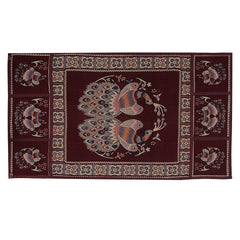 Kuber Industries Cotton Fridge Top Cover (CTKTC8581, Maroon)