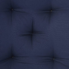 Kuber Industries Chair Pad|Chair Cushion Pad|Chair Cushion Microfiber Seat Cushion|Solid Color & Soft Microfiber (Navy Blue)