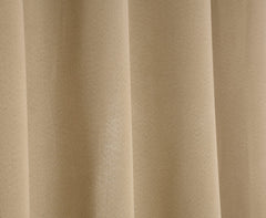 Homestic Polyester Decorative 7 Feet Window Curtain Darkening Blackout | Drapes Curtain with 8 Eyelet for Home & Office (Light Chocolate)