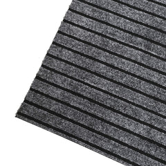 Kuber Industries All Weather Entry and Back Yard Door Mat, Non-Slip Rubber Backing, Absorbent and Waterproof, Dirt Trapping Rugs for Entryway -24"x36"(Grey), Standard (HS_36_KUBMART018409)