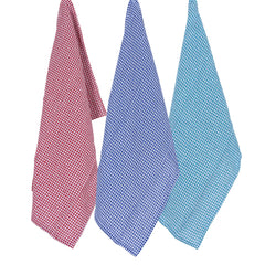 Kuber Industries Kitchen Towel|Cotton Chequered Design Absorbent Dish Cloth|Antibacterial Hand Napkins Perfect for Kitchen Cleaning Set of 4 (Multicolor)