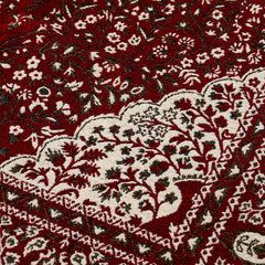 Heart Home Kuber Industries Super Soft Area Rugs Silky Smooth Bedroom Mats for Living Room Kids Room Baby Room Dormitory Home Decor Carpet-45 X 3 Feet (Maroon Standard (Hs_36_Hearth019562)