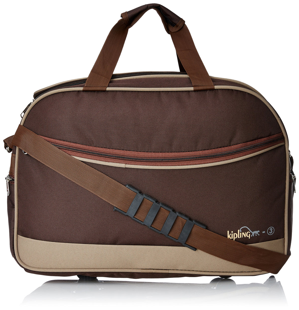 Kuber Industries Fabric 55 cms Brown Travel Duffle (KI19133)