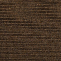 Heart Home D-Shape Durable Microfiber Door Mat, Heavy Duty Doormat,(14'' x 23'', Brown)-HEART12177, Standard