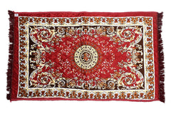 Heart Home 4 x2 Feet Superfine Velvet Carpet|Rug|Living Room|Bedroom|Hall (Maroon), (Model: HS_36_HEARTH018356)