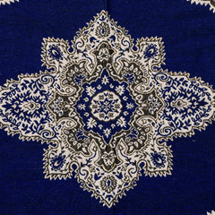 Heart Home 4.5 x3 Feet Superfine Velvet Carpet|Rug|Living Room|Bedroom|Hall (Blue), Standard (HS_36_HEARTH019567)