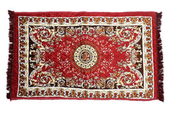 Kuber Industries 4 x2 Feet Superfine Velvet Carpet|Rug|Living Room|Bedroom|Hall (Maroon) (Model Number: HS_36_KUBMART018356)